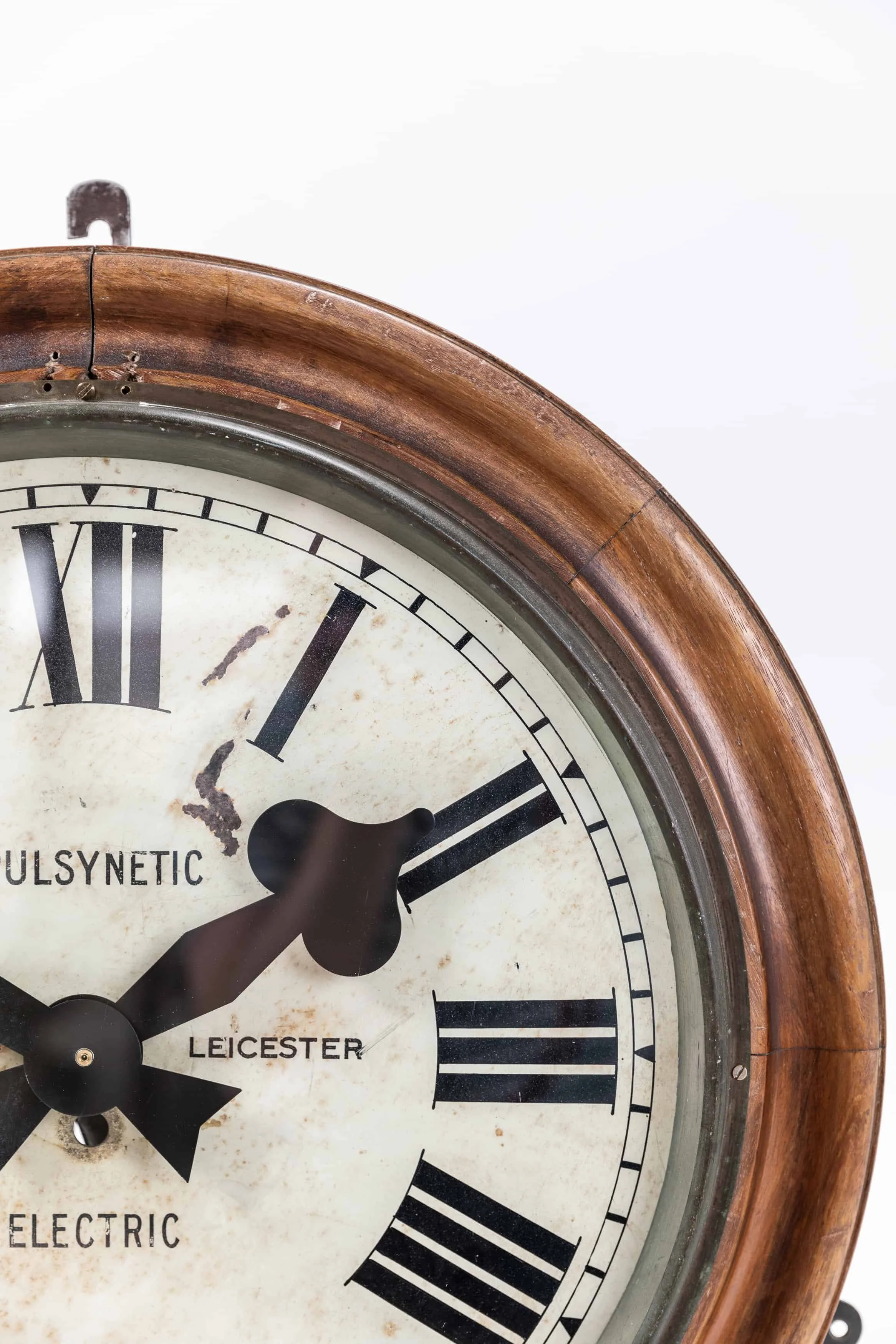 Large Wooden Gents of Leicester Clock — Antiques Workshop Large Wooden Gents of Leicester Clock — Antiques Workshop